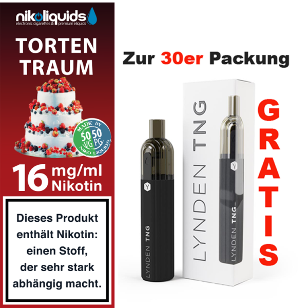 nikoliquids Liquids - 10ml ab 6,95&euro; 16 mg Torten-Traum