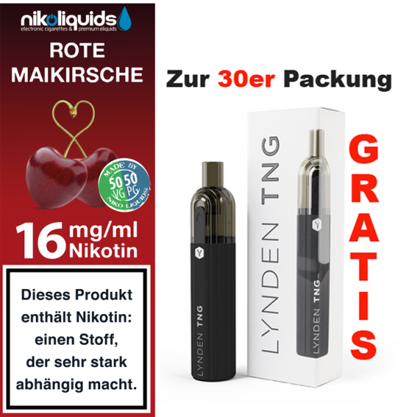 nikoliquids Liquids - 10ml ab 6,95&euro; 16 mg Rote Maikirsche