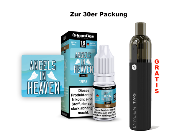 Angels in Heaven Tabak Aroma - Liquid f&uuml;r E-Zigaretten 10ml 0 mg/ml - ab 5,95&euro;