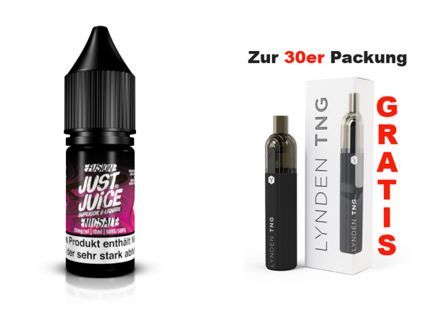 Just Juice - Fusion Berry Burst &amp; Lemonade - Nikotinsalz Liquid 20mg/ml - ab 7,49&euro;