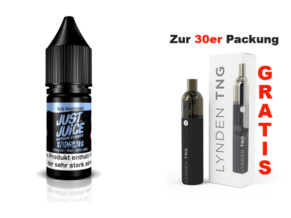 Just Juice - Blue Raspberry - Nikotinsalz Liquid 20mg/ml - ab 7,49&euro;