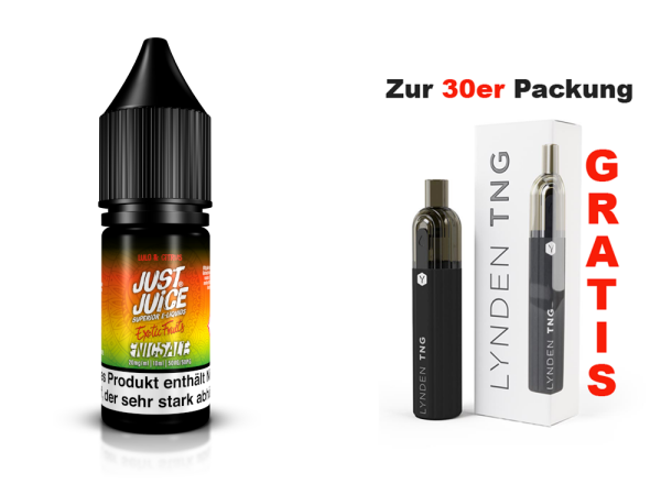 Just Juice - Lulo &amp; Citrus - Nikotinsalz Liquid 20mg/ml - ab 7,49&euro;