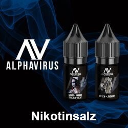Alphavirus - Hybrid Nikotinsalz Liquid 10ml - alle Sorten ab 6,99&euro;